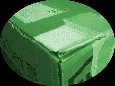 Paket Detailaufnahme